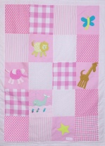 Decke Zoo Rosa Gross