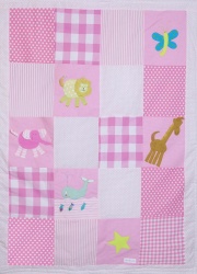 Decke Zoo Rosa Gross