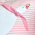 Kissen rosa mit Applikation Gans